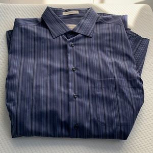 Used Pronto Uomo XLT Men’s Dress Shirt (Blue) EXCELLENT CONDITION